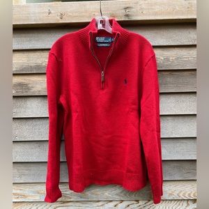 Polo by Ralph Lauren red sweater for man.